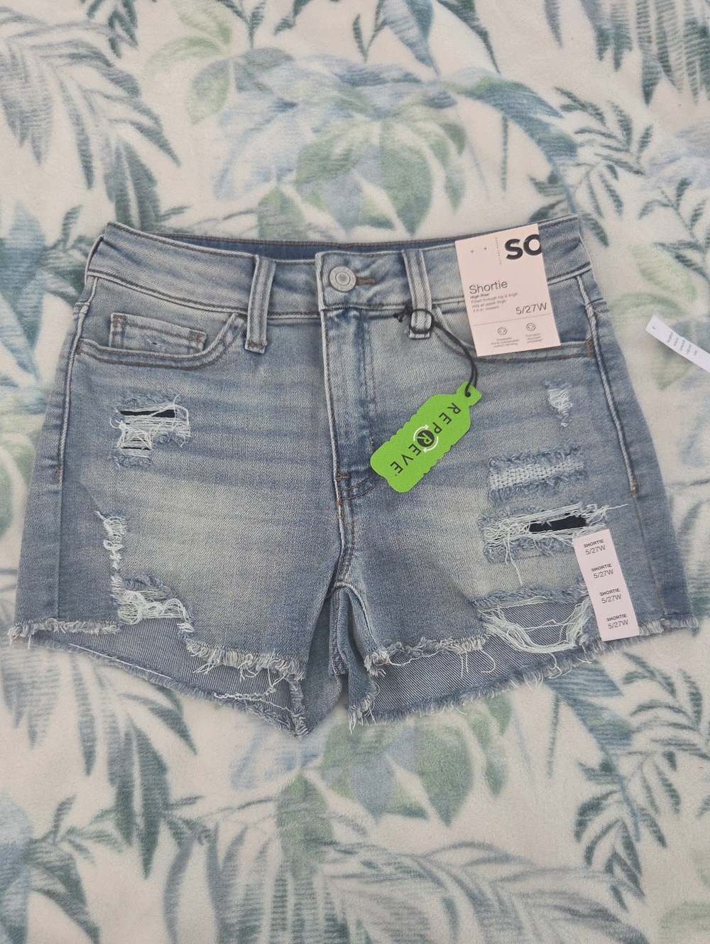 SO Distressed Denim Shorts